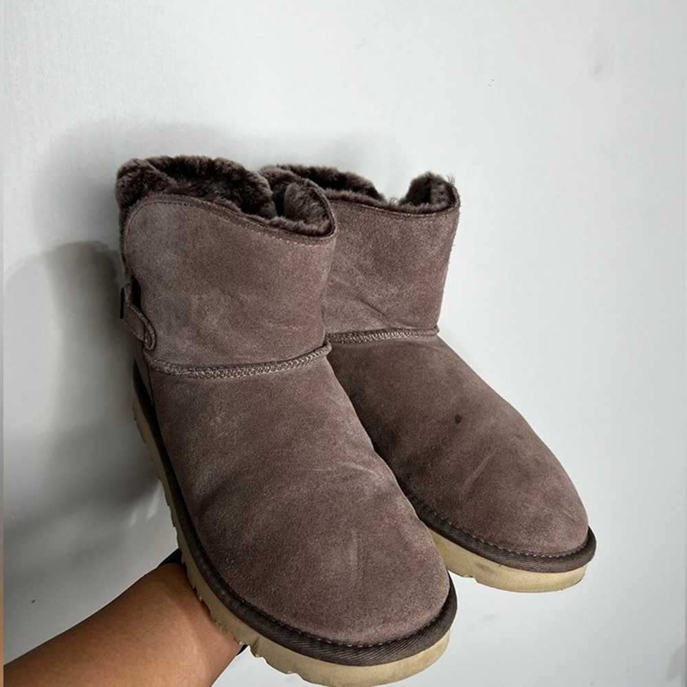 Ugg Adria Stormy Grey Boots Size 9 - image 2