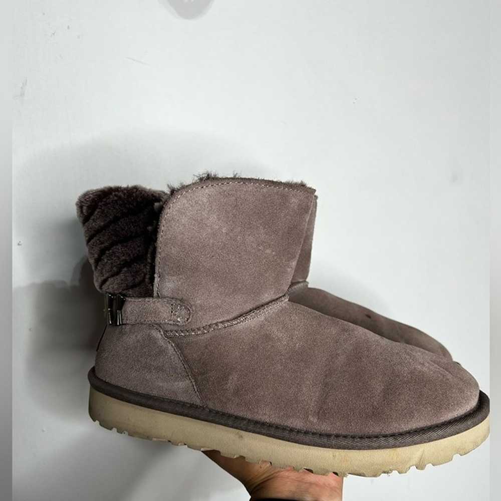 Ugg Adria Stormy Grey Boots Size 9 - image 3