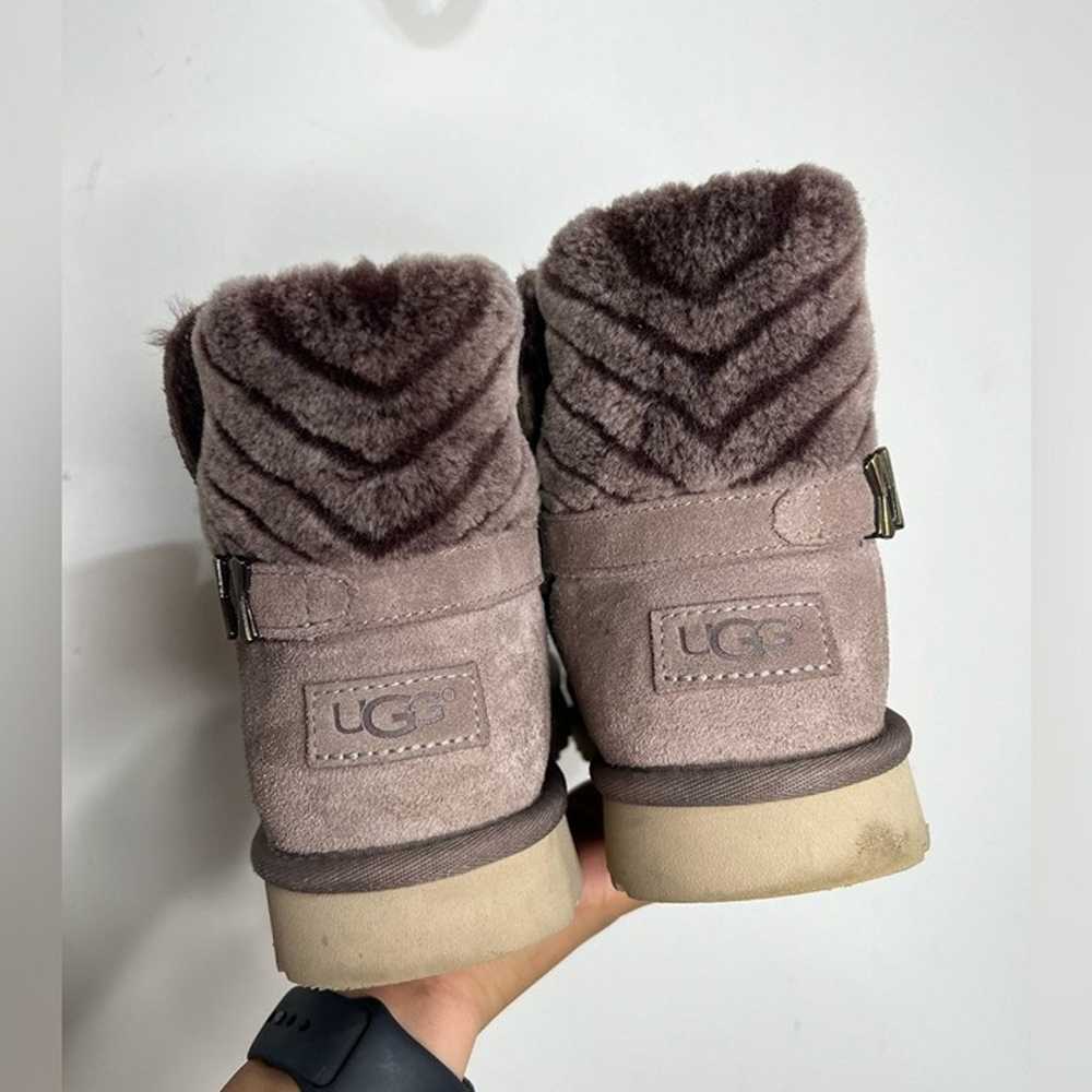 Ugg Adria Stormy Grey Boots Size 9 - image 4