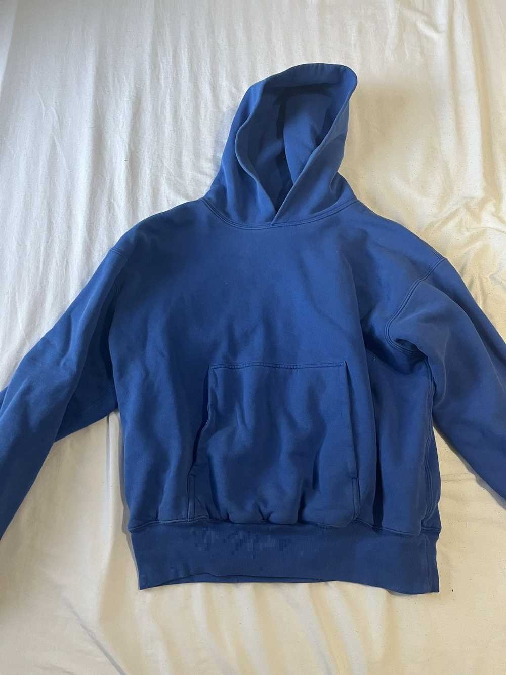 Gap × Kanye West Yeezy Gap Blue Hoodie - image 1