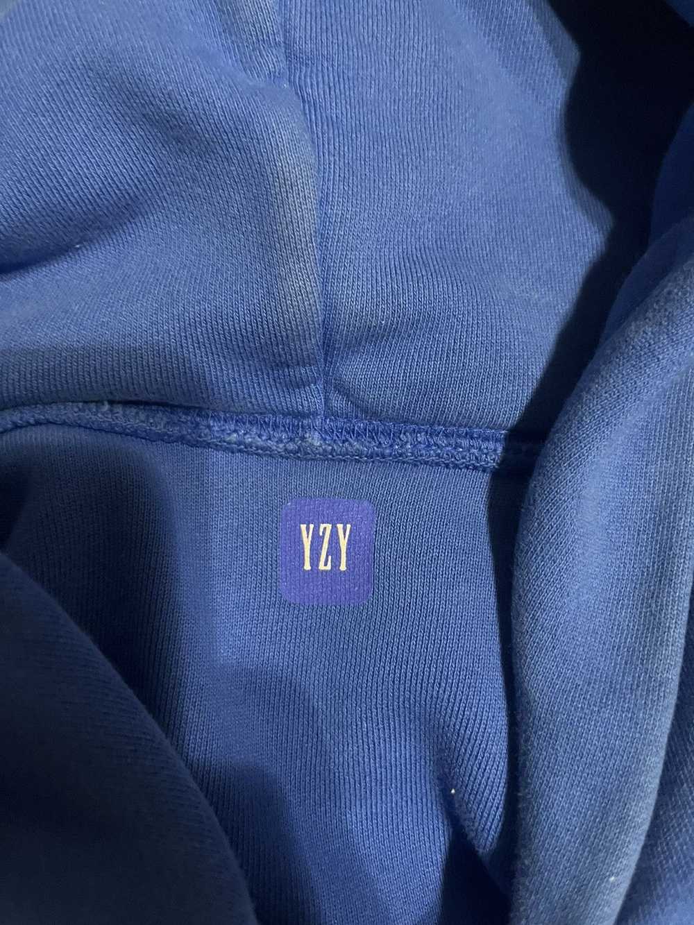 Gap × Kanye West Yeezy Gap Blue Hoodie - image 3