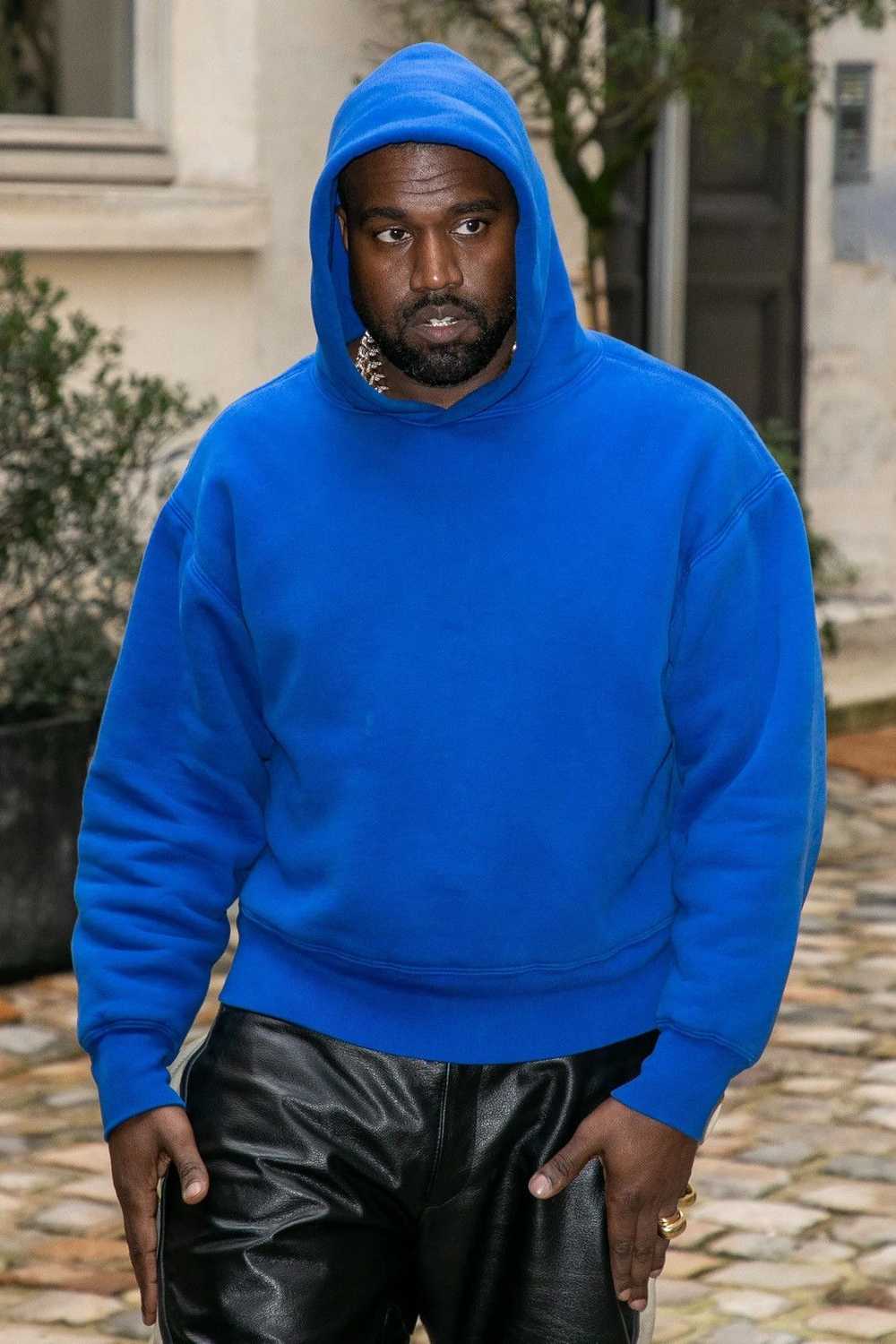 Gap × Kanye West Yeezy Gap Blue Hoodie - image 4