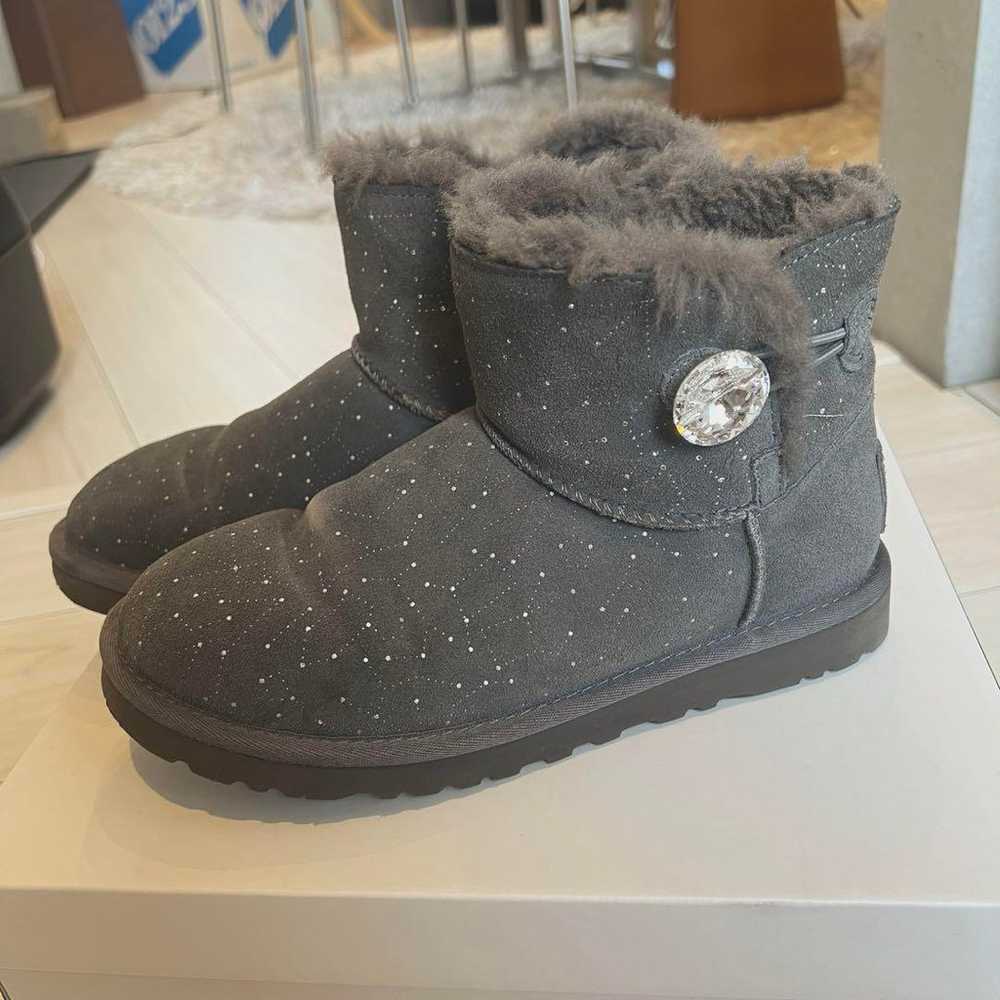 UGG Mouton Boots Swarovski Constellation Gray Sho… - image 1