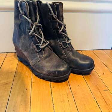 Joan of Arc Sorel wedge boots