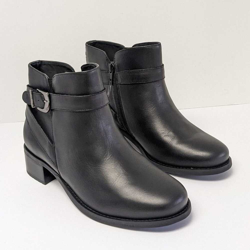 David Tate Centro Ankle Boots, Black Leather, Wom… - image 1