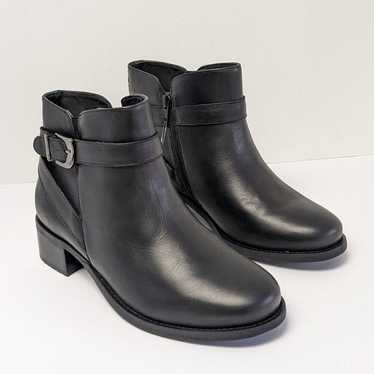 David Tate Centro Ankle Boots, Black Leather, Wome