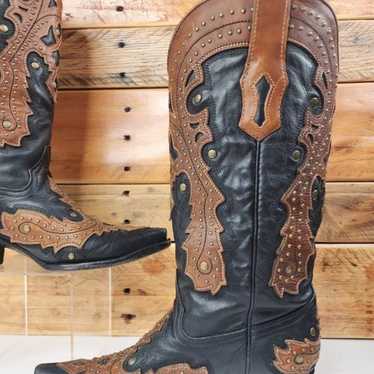 COWBOY BOOTS! CORRAL studded BEAUTIES!! Free ship… - image 1