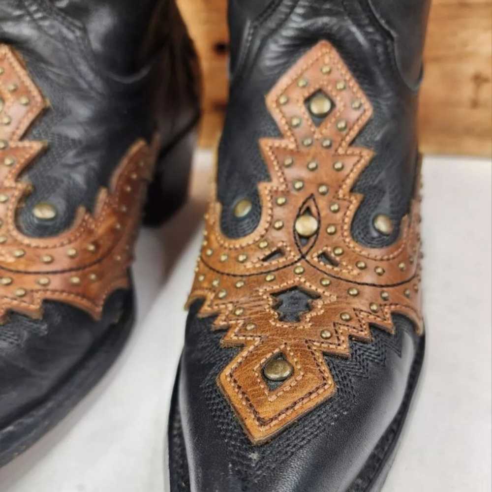 COWBOY BOOTS! CORRAL studded BEAUTIES!! Free ship… - image 5