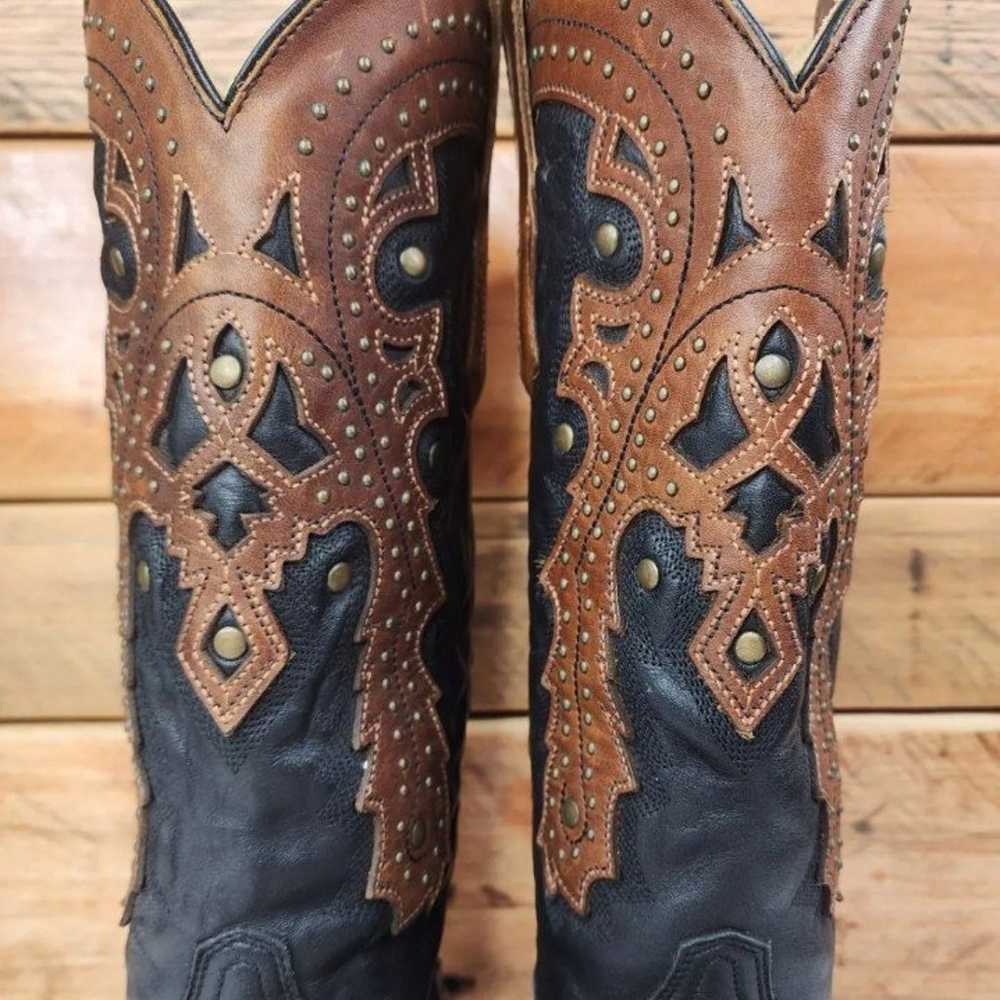 COWBOY BOOTS! CORRAL studded BEAUTIES!! Free ship… - image 6