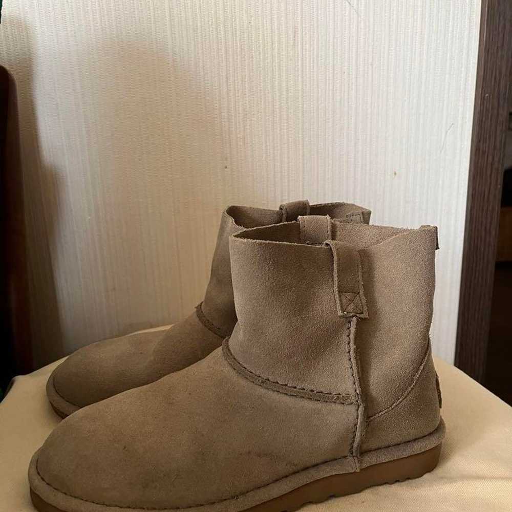 UGG Classic Island Mini Suede Boots Beige - image 3