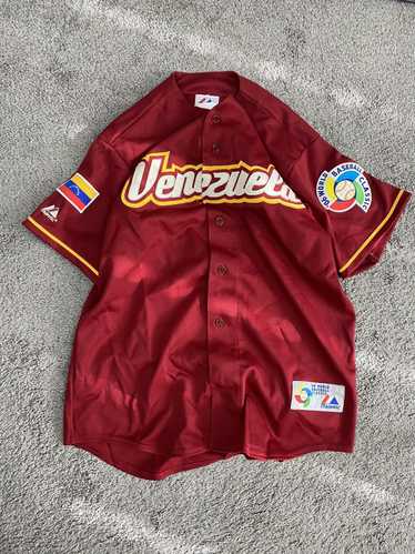 Majestic × Streetwear × Vintage Y2k red Venezuela 