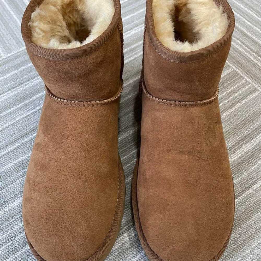 UGG Sheepskin Boots Brown 24cm - image 2