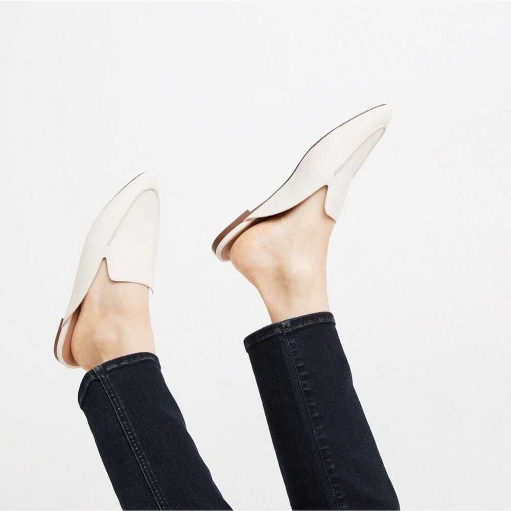 Madewell The Frances Skimmer Leather Mule Size 7.… - image 2