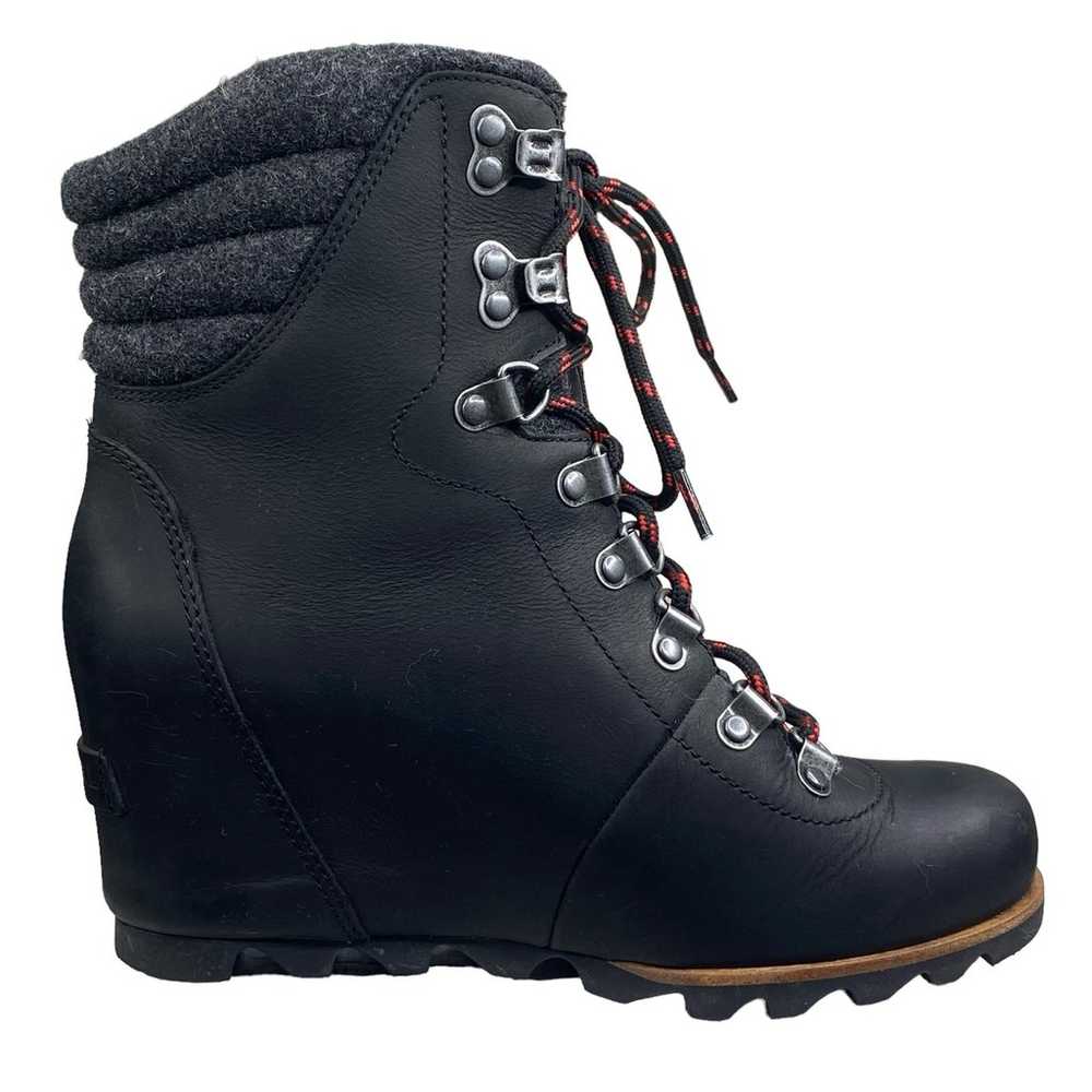 Sorel Women’s Conquest Black Leather Waterproof W… - image 4