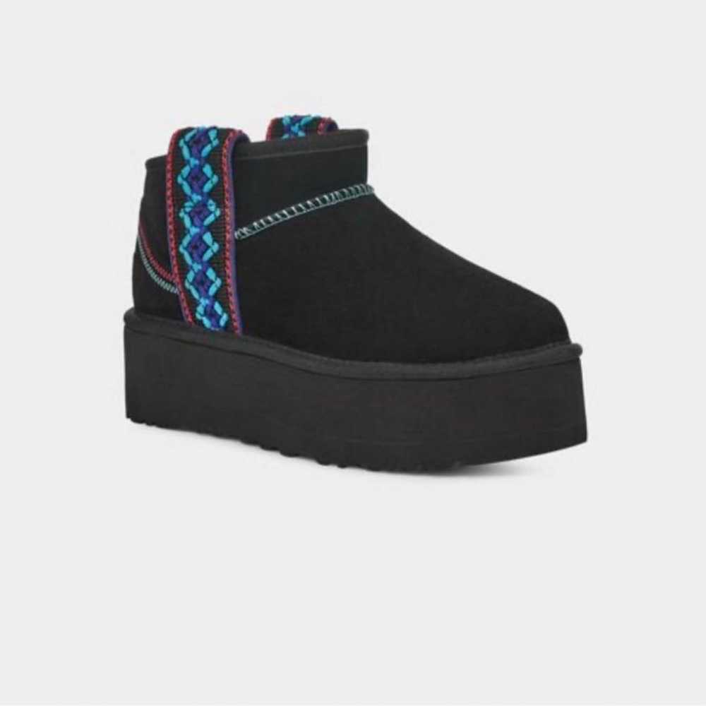 UGG Classic Ultra Mini Braid Plat Black - image 1