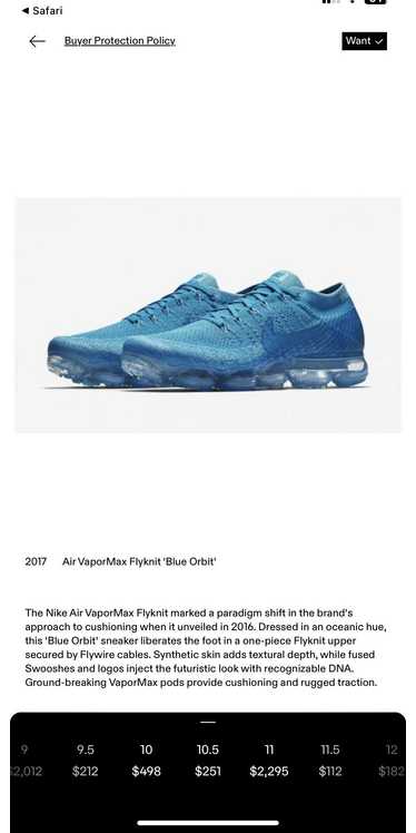 Nike × Streetwear Air VaporMax Flyknit 'Blue Orbit