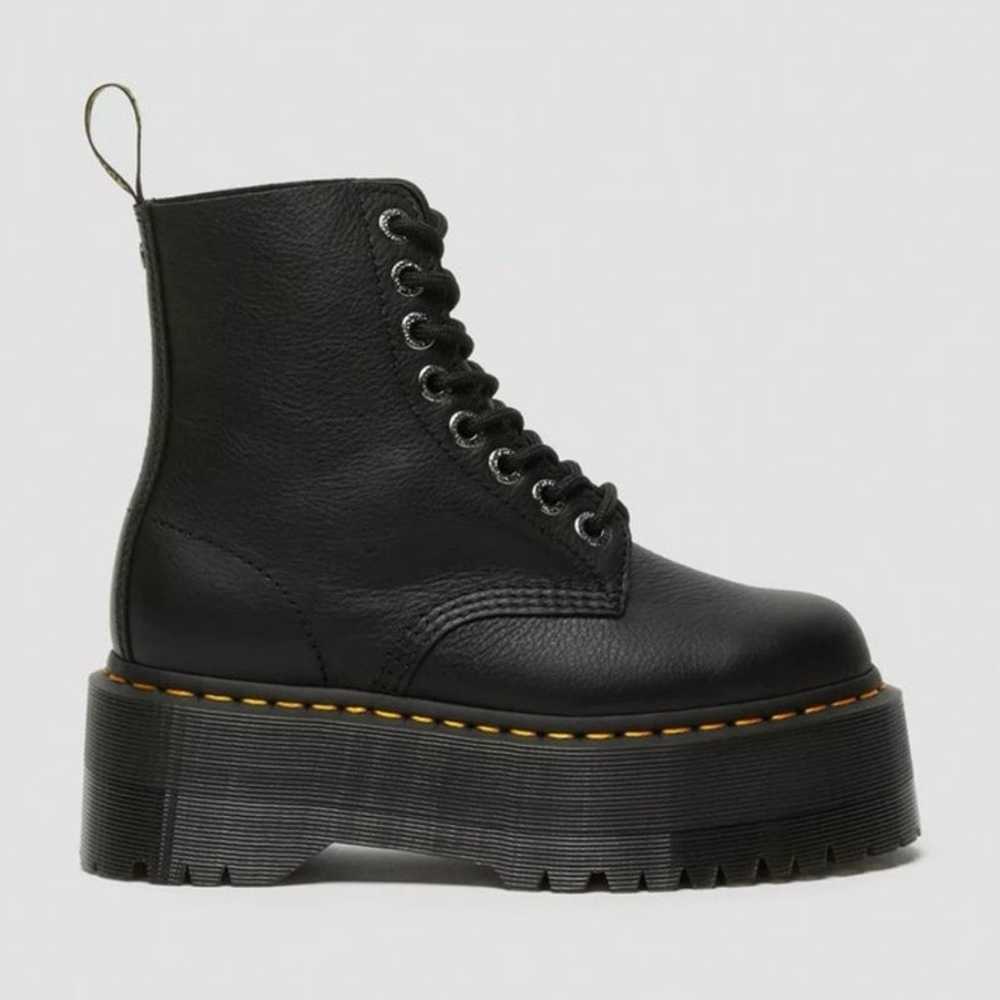 Dr. Martens 1460 MAX LEATHER PLATFORM BOOTS - Bla… - image 2