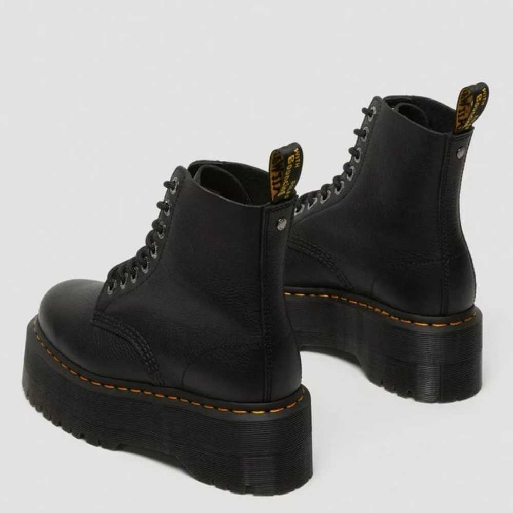 Dr. Martens 1460 MAX LEATHER PLATFORM BOOTS - Bla… - image 3