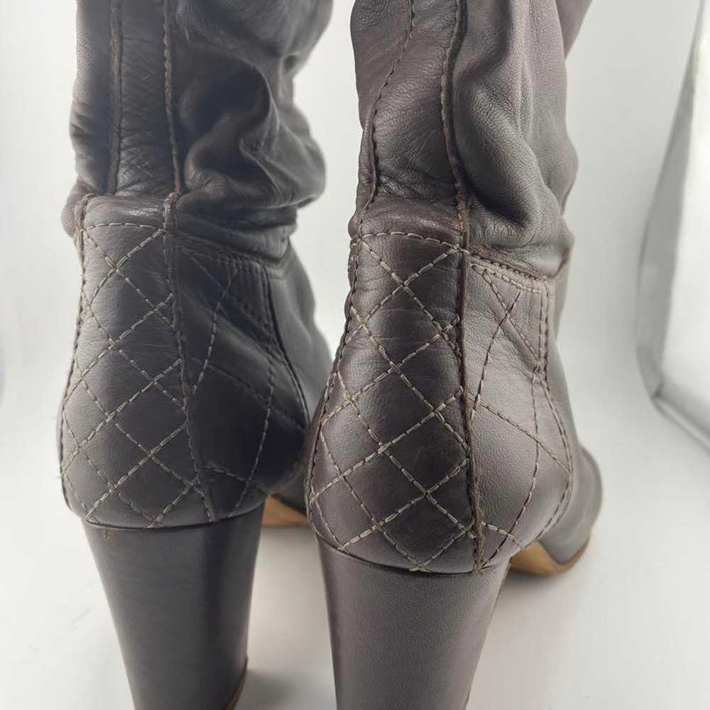 CHANEL Comark Heel Boots - image 4