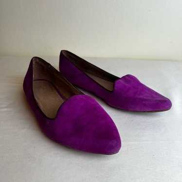 Joie Day Dreaming Suede Leather Flats Slip On Poin