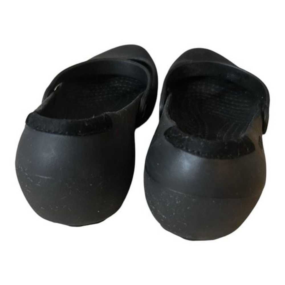 Crocs Shoes Womens 11 Alice Mary Jane Black Rubbe… - image 2