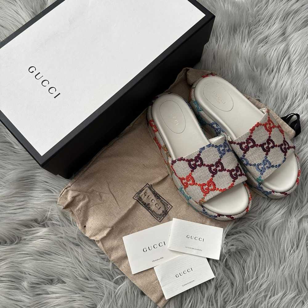 Gucci Cloth sandals - image 10