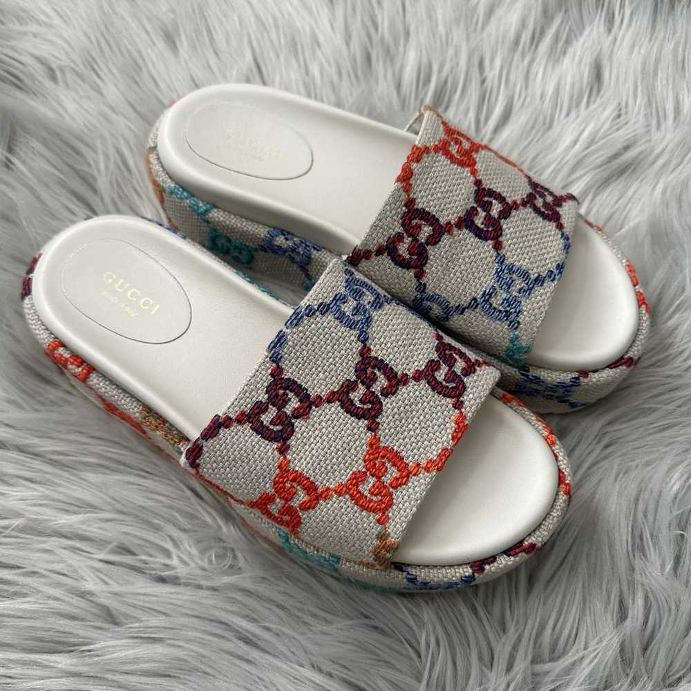 Gucci Cloth sandals - image 2