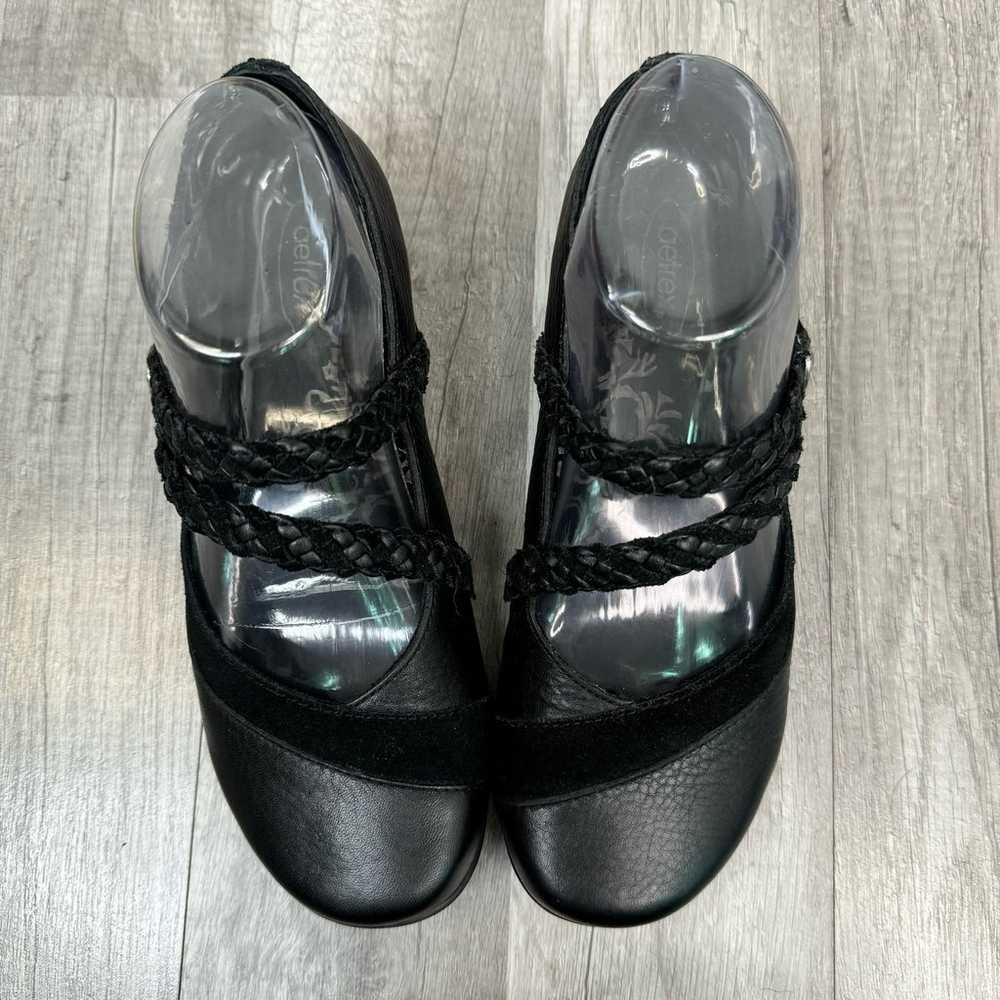 Aetrex Ada Mary Jane Shoes Black Leather Comfort … - image 3