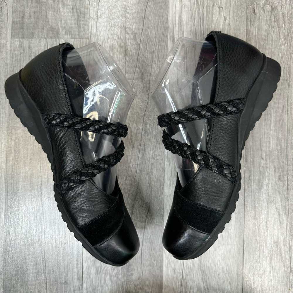 Aetrex Ada Mary Jane Shoes Black Leather Comfort … - image 5