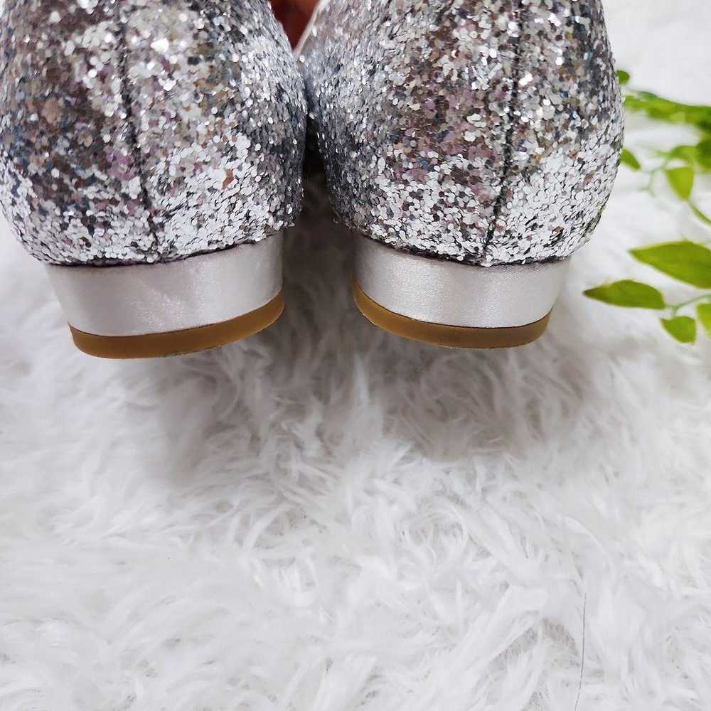 NICAL Pointed Toe Glitter Ballet Shoes Pumps with… - image 3