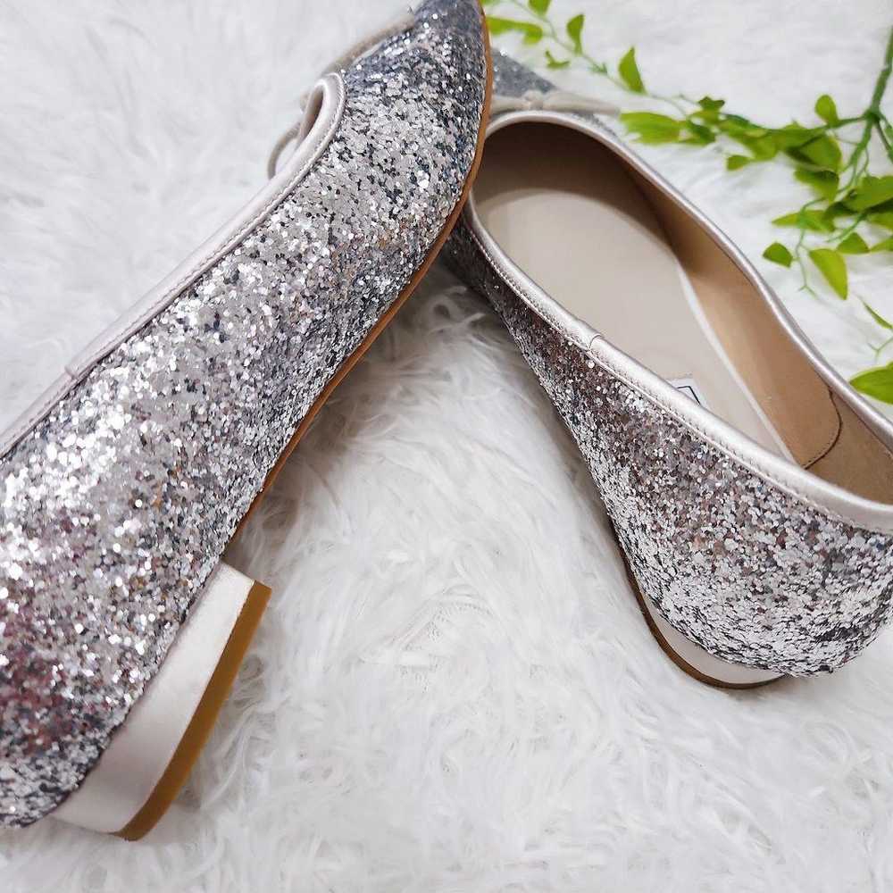 NICAL Pointed Toe Glitter Ballet Shoes Pumps with… - image 4