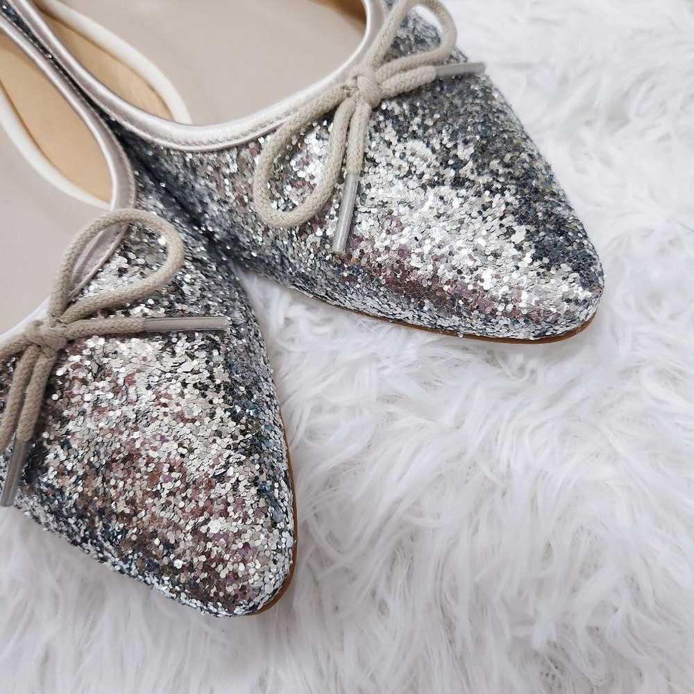 NICAL Pointed Toe Glitter Ballet Shoes Pumps with… - image 7