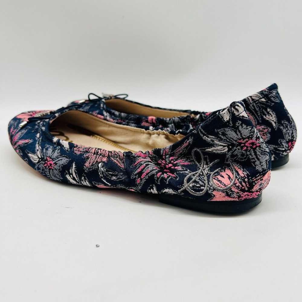 Sam Edelman Shoes Womens 8.5 Blue Floral Fabric F… - image 5