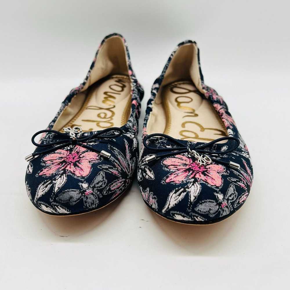 Sam Edelman Shoes Womens 8.5 Blue Floral Fabric F… - image 8