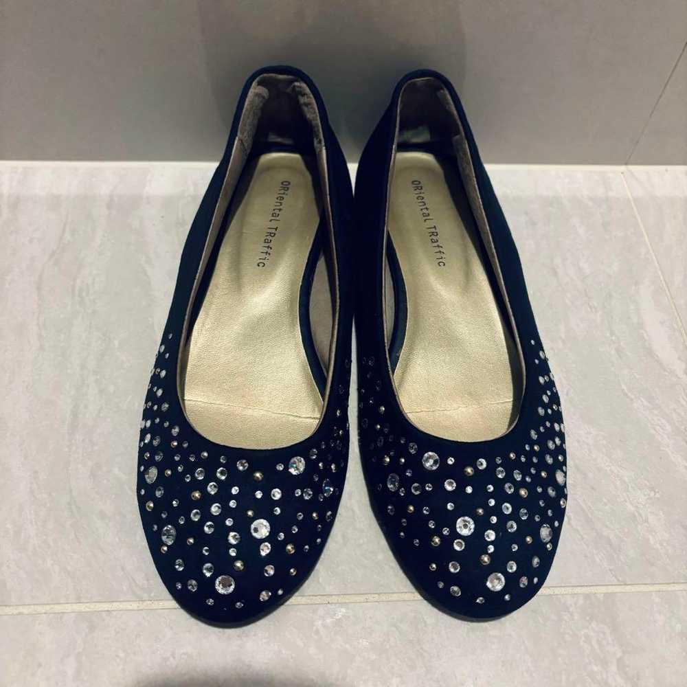 ORiental TRaffic Studded Pumps Navy 23.5 - image 2