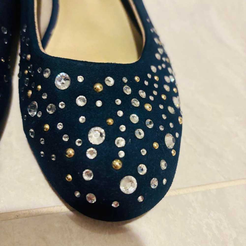 ORiental TRaffic Studded Pumps Navy 23.5 - image 3