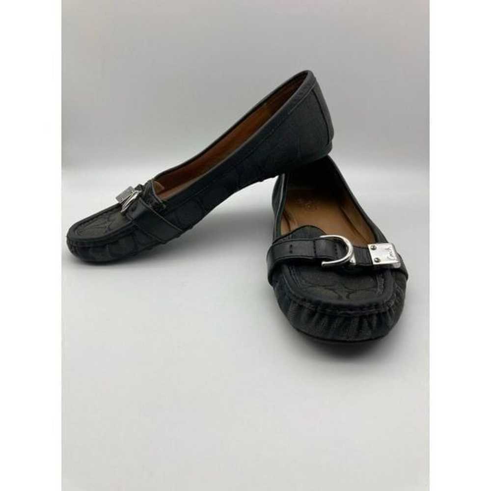 Coach Frores Signature Black Loafer Size 8B - image 1