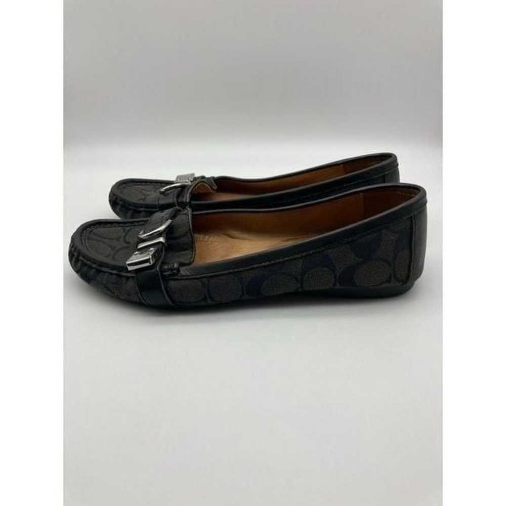 Coach Frores Signature Black Loafer Size 8B - image 3