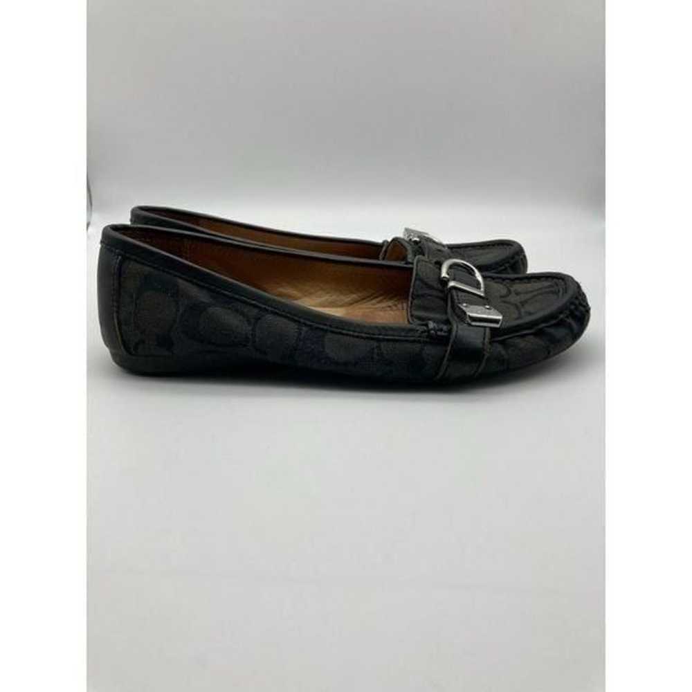 Coach Frores Signature Black Loafer Size 8B - image 4