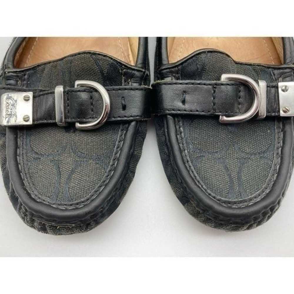 Coach Frores Signature Black Loafer Size 8B - image 5