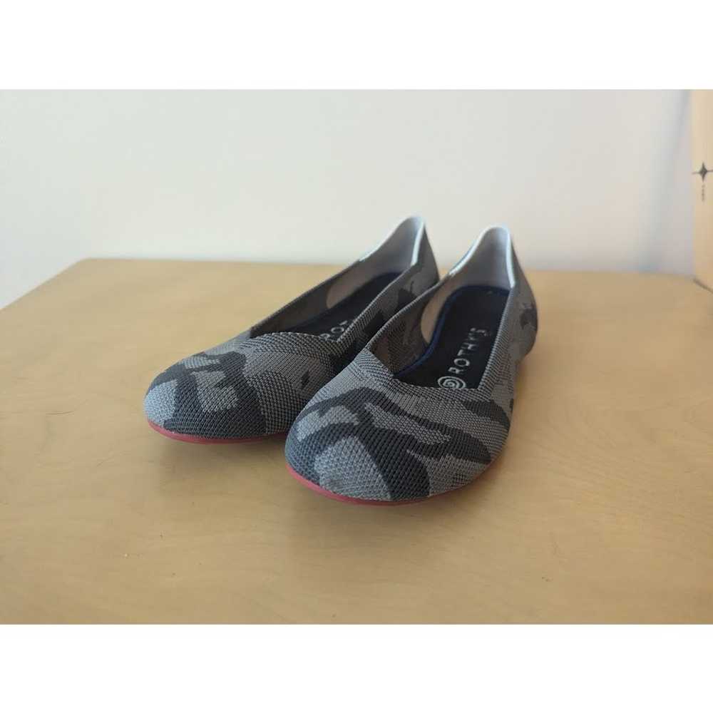 ROTHY'S Gray Camo Round Toe Ballet Flats Sz 8.5 - image 2