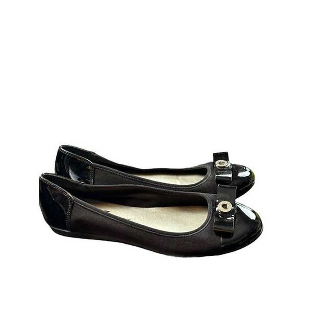 AK Anne Klein Sport Women's Black Ballet Flats Wi… - image 2