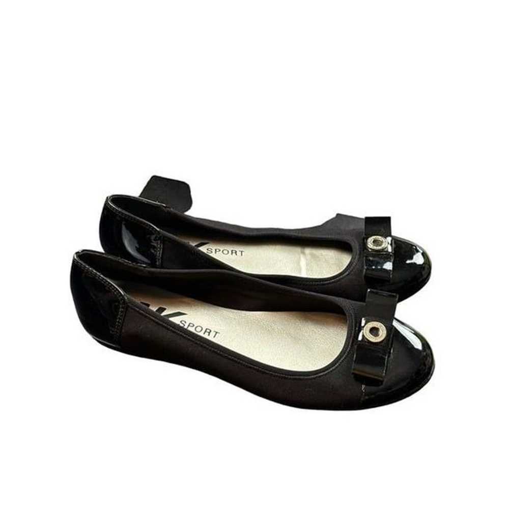 AK Anne Klein Sport Women's Black Ballet Flats Wi… - image 3