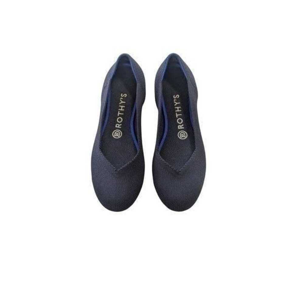 Rothys Navy Ballet Flat Slip On Washable Flats Ro… - image 3