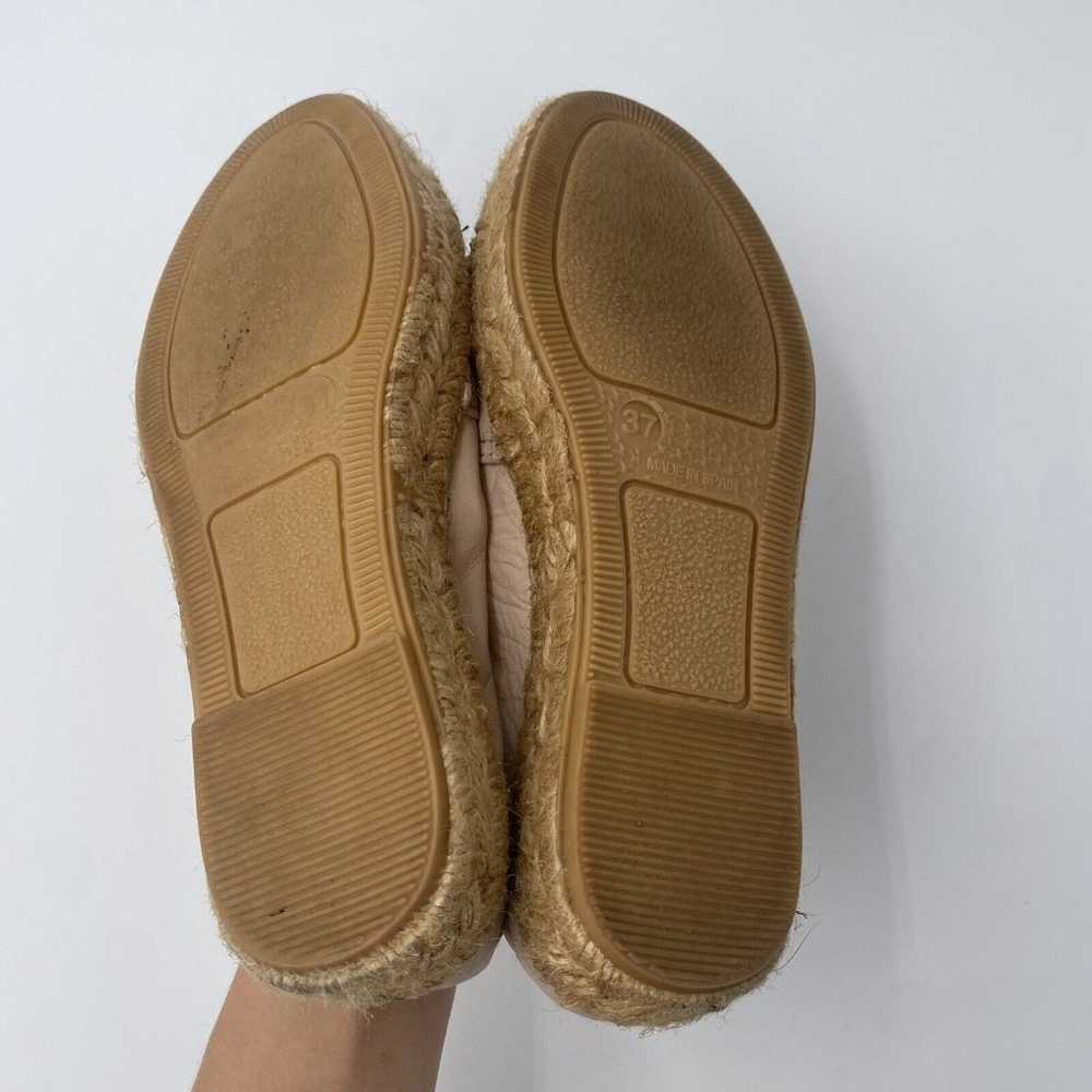 Kurt Geiger Leather Tan & Black Espadrilles Jute … - image 6