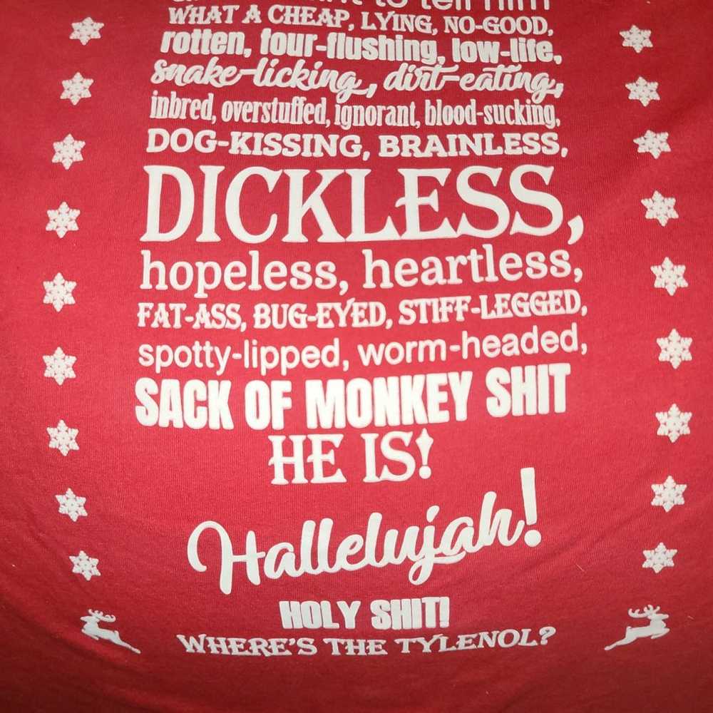 T-Shirt Christmas Funny Vintage Top - image 2