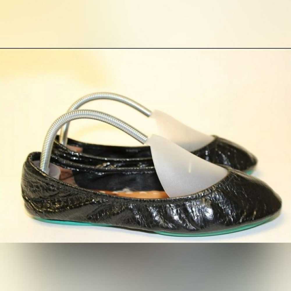 Tieks Womens Travel Ballet Flat Black Patent Crin… - image 3