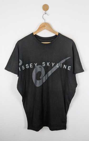 Issey Miyake Skyline designer dress japan shirt