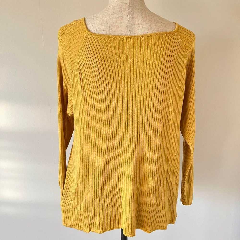 Excellent condition ★ a.v.v Yellow Blouse U-neck … - image 4