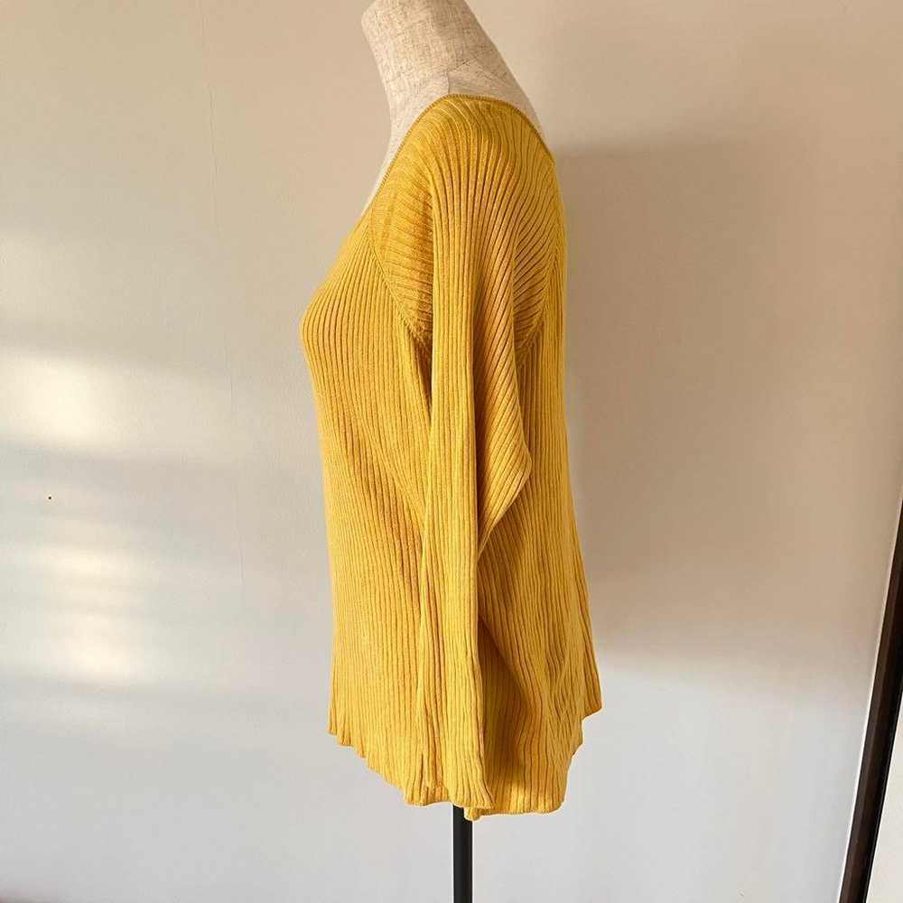 Excellent condition ★ a.v.v Yellow Blouse U-neck … - image 5